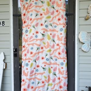 Kids Girls Orange Fox Print Olivet Sleeping Bag